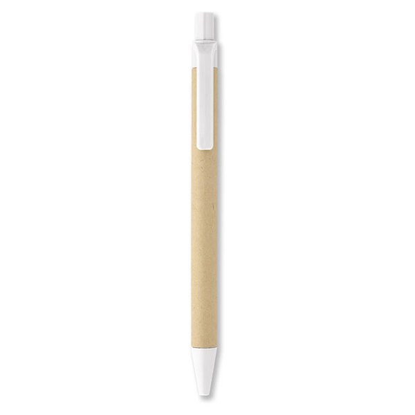 CARTOON Eco-Friendly Biodegradable Paper Barrel Pen - GiftRetail IT3780