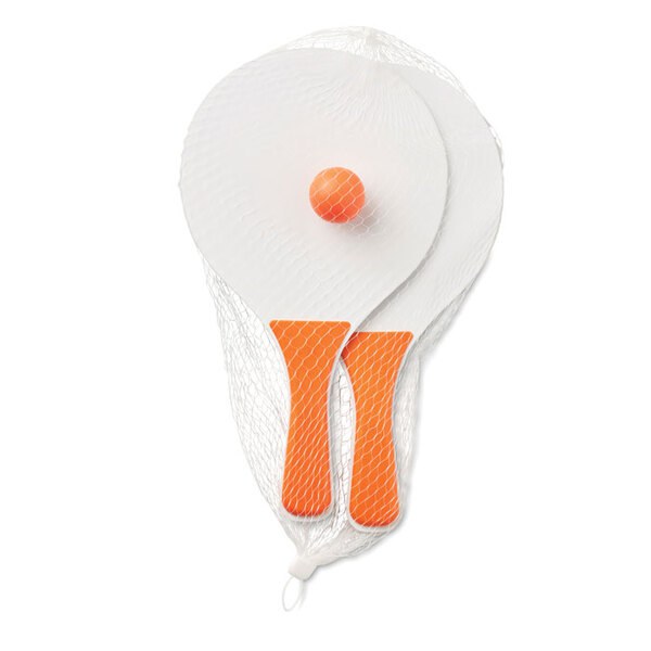 MINI MATCH Compact Beach Tennis Set with Soft Ball - GiftRetail MO1911