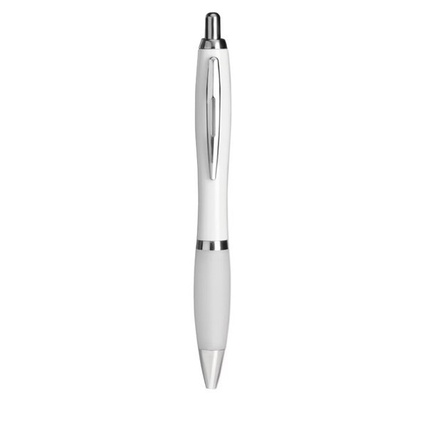 RIOCOLOUR Blue Ink Ball Pen with Soft Grip - GiftRetail MO3314