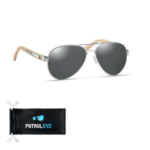 HONIARA Eco-Friendly Bamboo Sunglasses with UV Protection