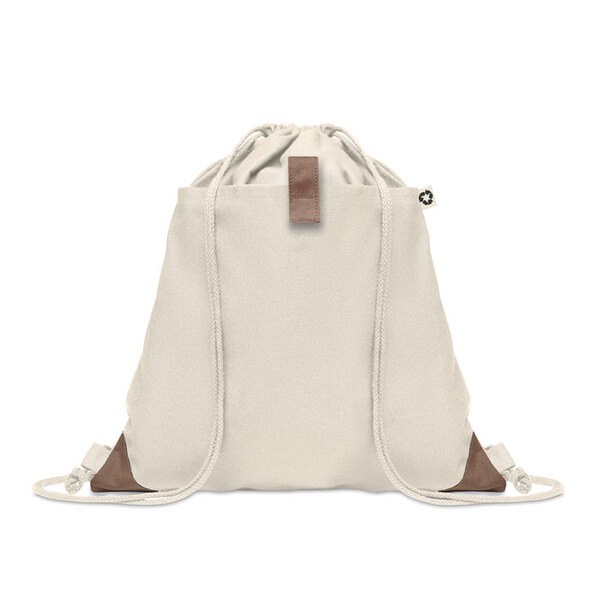 PANDA BAG Recycled cotton drawstring bag - GiftRetail MO6550