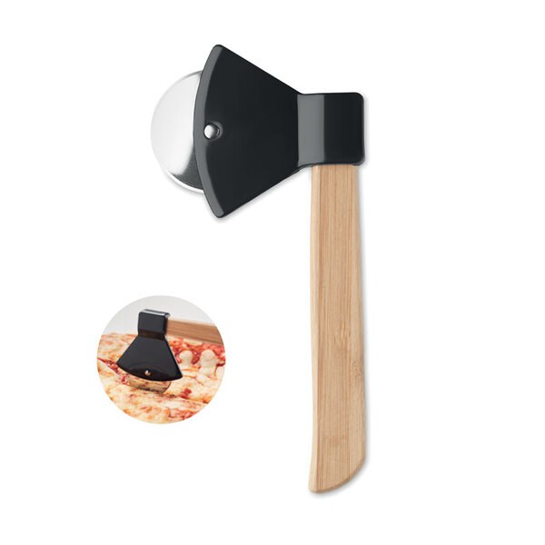 ZAZA Bambusowy nóż do pizzy - GiftRetail MO6592