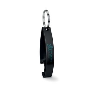 COLOUR TWICES Shiny Aluminium Key Ring Bottle Opener