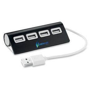 ALUHUB Aluminiowy Hub USB 4 Porty Kompaktowy