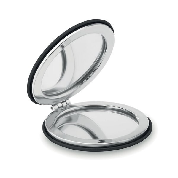 GLOW ROUND Okrągłe lusterko z PU - GiftRetail MO9008