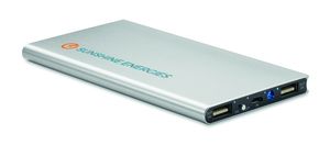 SOLAR POWERFLAT Solarny power bank 8000 mAh - GiftRetail MO9051