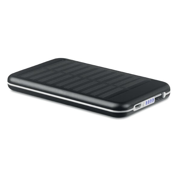 SOLARFLAT 4000 mAH POWERBANK słoneczna - GiftRetail MO9075