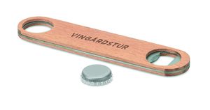 CANOPY Premium Wooden Handle Stainless Steel Bottle Opener