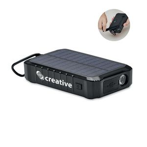 DYA 8000 mAh Solar Dynamo Power Bank with LED Light