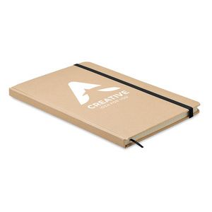 EVERWRITE Eco-Friendly A5 Recycled Carton Notebook with Strap
