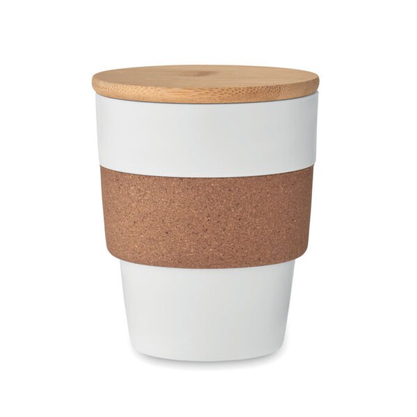 GALAO Eco-Friendly Recycled PP Tumbler with Bamboo Lid - GiftRetail MO6981