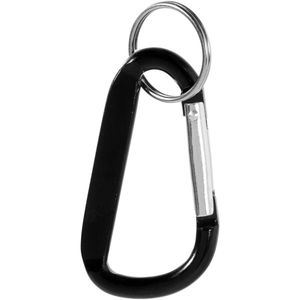 Timor RCS recycled aluminium carabiner keychain - EgotierPro 104572