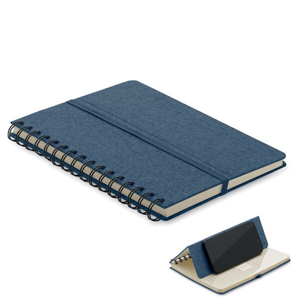 STRATA A5 notebook with phone holder - GiftRetail MO2522