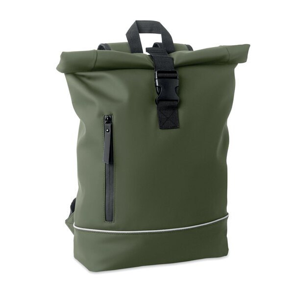 LAPTOSA Laptop 15" roll top PU backpack - GiftRetail MO2581