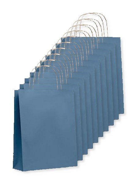 Zestaw 10 szt. GiftRetail MO6172 - PAPER TONE S Mała torba prezentowa