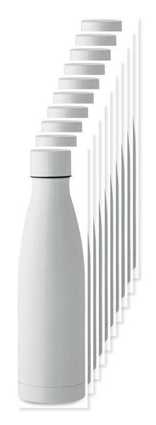 Pack of 100 GiftRetail MO9812 - BELO BOTTLE 500ml Copper Insulated Stainless Steel