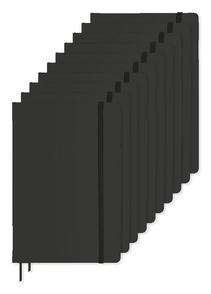 Zestaw 10 szt. GiftRetail AR1804 - ARCONOT Notes A5, 96 kartek
