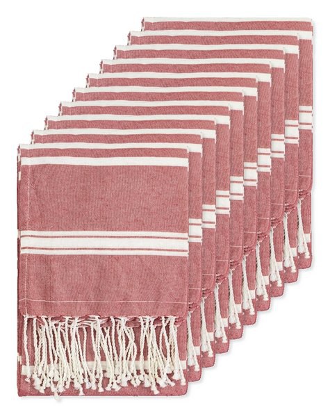 Zestaw 10 szt. Goya 39000 - Ręcznik Pareo Fouta 90x180cm, Bawełna/Poliester ZANZIBAR