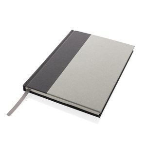 XD Collection P774.54 - Words GRS certified RPET & Kraft A5 notebook