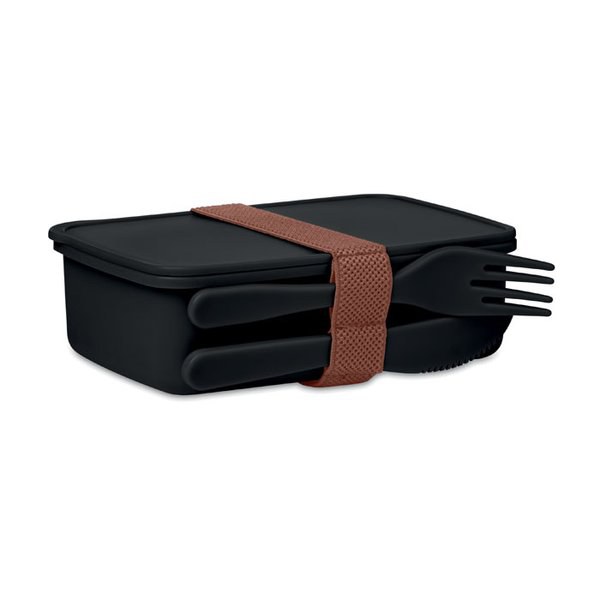 SUNDAY Lunchbox ze sztućcami - GiftRetail MO6254