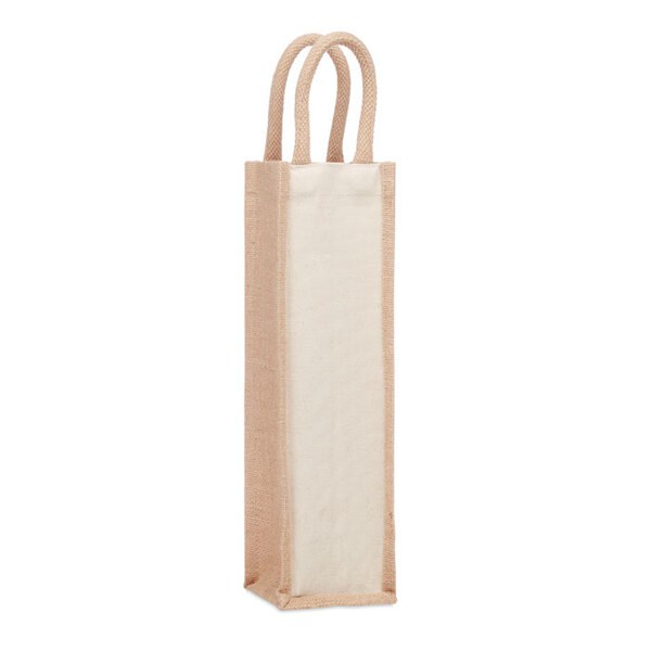 CAMPO DI VINO Jutowa torba na wino/1 butelka - GiftRetail MO6258