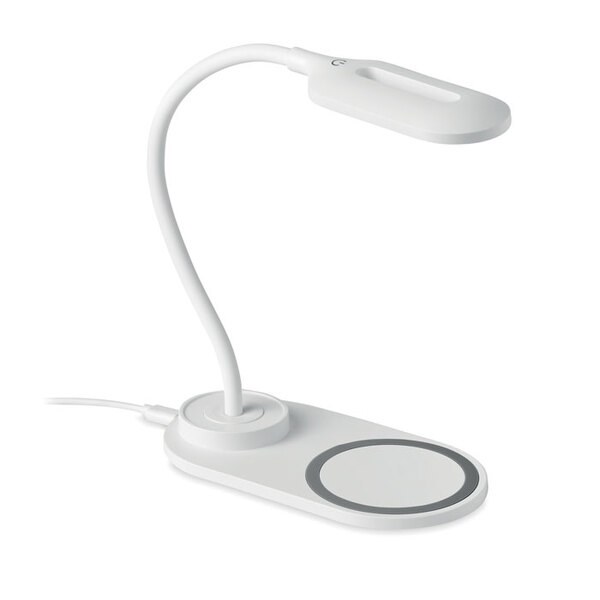 SATURN Lampka biurkowa/ładowarka 10W - GiftRetail MO6349