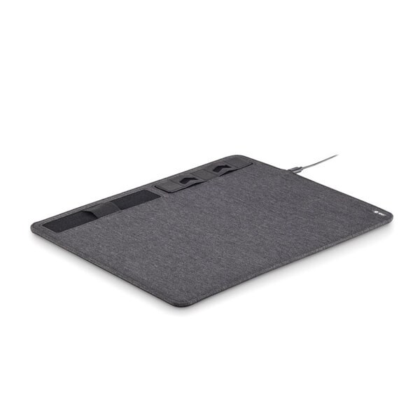 SUPERPAD Podkładka RPET z ładowarką - GiftRetail MO6416
