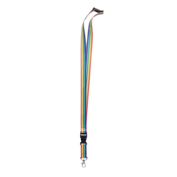 BOWYARD Tęczowa smycz RPET - GiftRetail MO6423