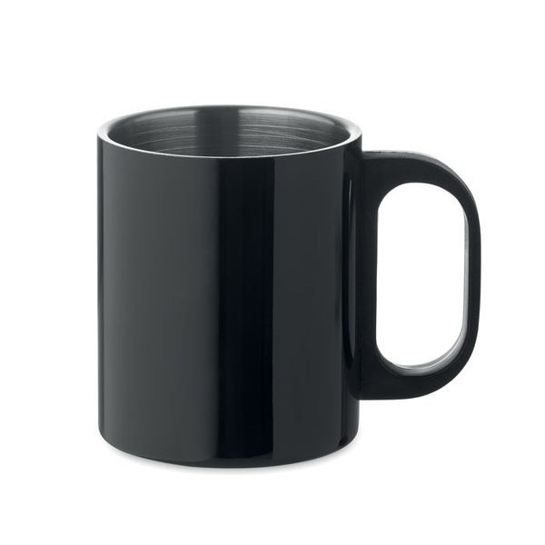 TANISS 300ml Double Wall Stainless Steel Mug - GiftRetail MO6600