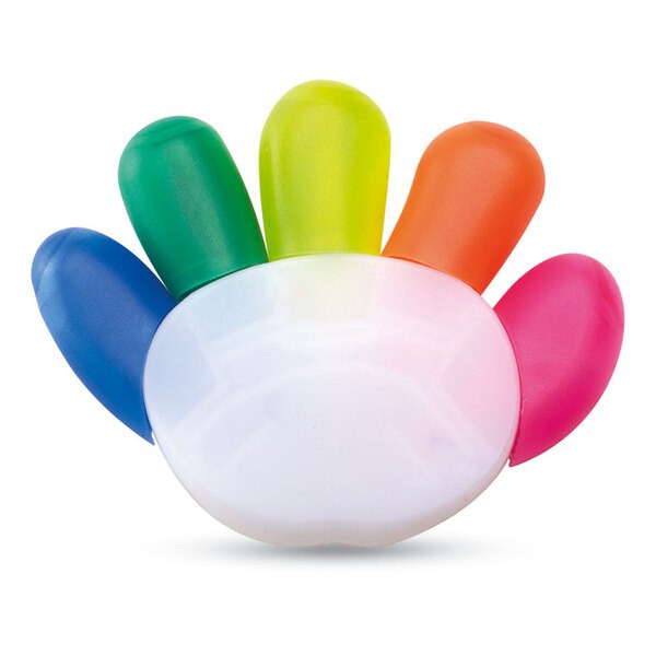 COLORE Zakreślacz, 5 kolorów - GiftRetail MO7448