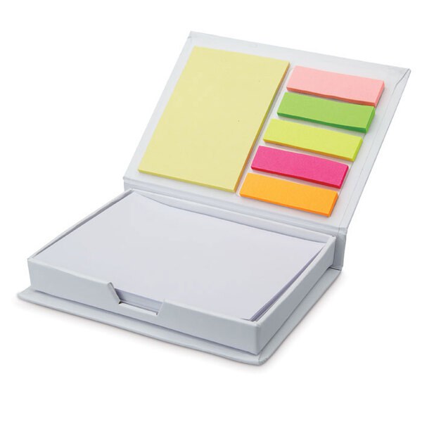 MEMOKIT Versatile Memo Note Dispenser with Sticky Pads - GiftRetail MO7627