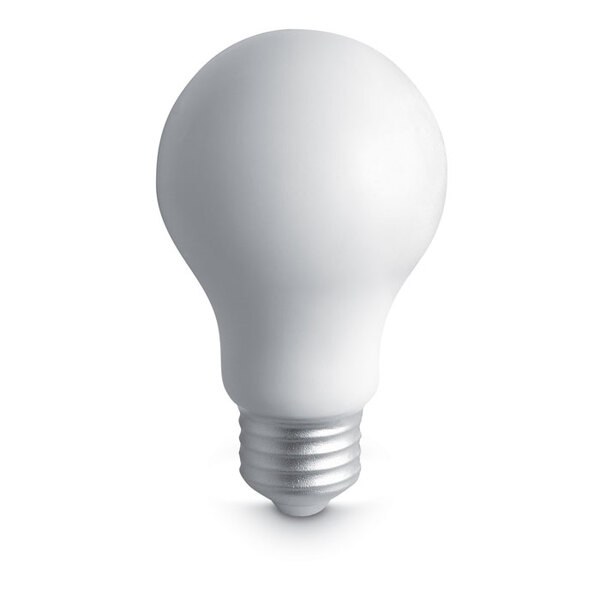 LIGHT Stress Relief Light Bulb Shaped PU Squeeze Toy - GiftRetail MO7829