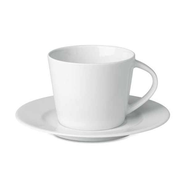 PARIS Kubek cappuccino i talerzykiem - GiftRetail MO9080