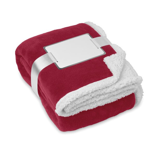 ZERMATT Blanket coral fleece/ sherpa - GiftRetail MO9089