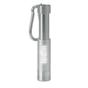 POP LIGHT Illuminated Logo LED Key Ring with Batteries - GiftRetail MO9381