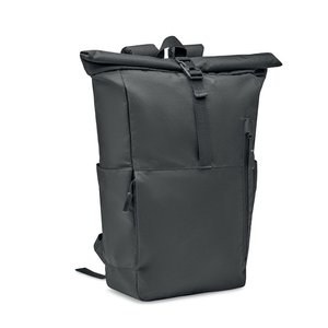VALLEY ROLLPACK 300D RPET rolltop backpack - GiftRetail MO2051