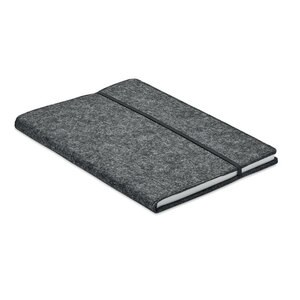 FELTBOOK Notes A5 z filcu RPET - GiftRetail MO2093
