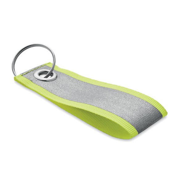 REFLEKEY High-Visibility Reflective Polyester Key Ring