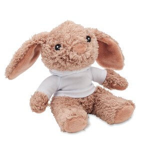 BUNNY Pluszowy królik w bluzie - GiftRetail MO2121