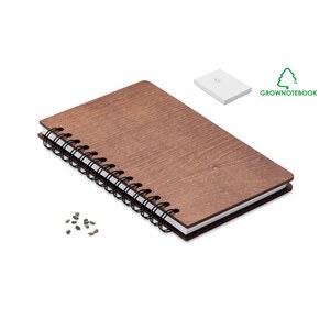 SAVAGE Brzozowy zeszyt A5  GROWBOOK - GiftRetail MO2251