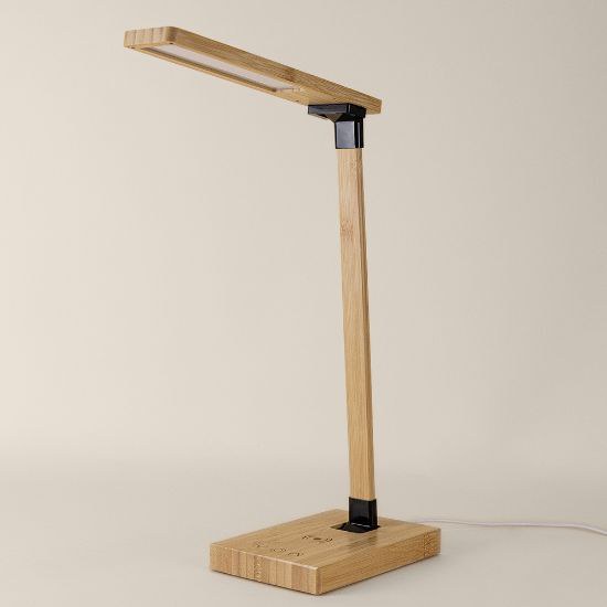 Bamboo 2-in-1 Foldable Lamp with Charger DENALI