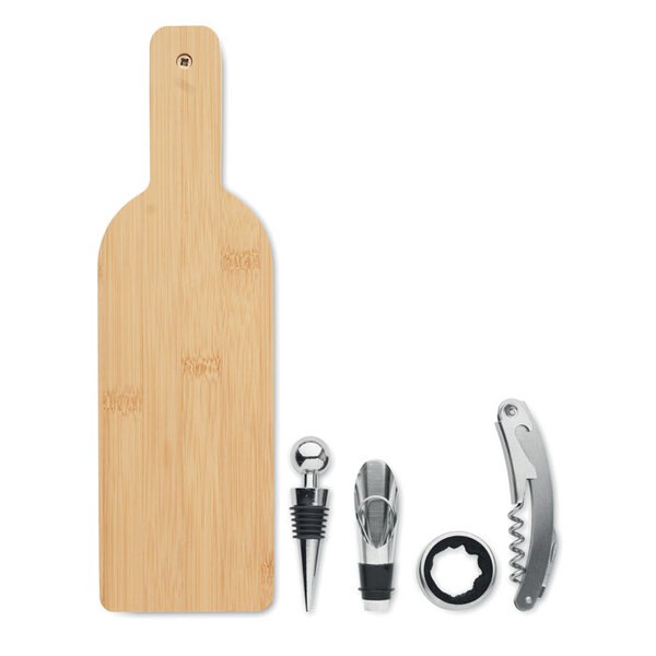 VINOVAULT SET Zestaw w kształcie butelki - GiftRetail MO2381
