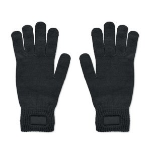 HANDNIT Knitted gloves in RPET - GiftRetail MO2399