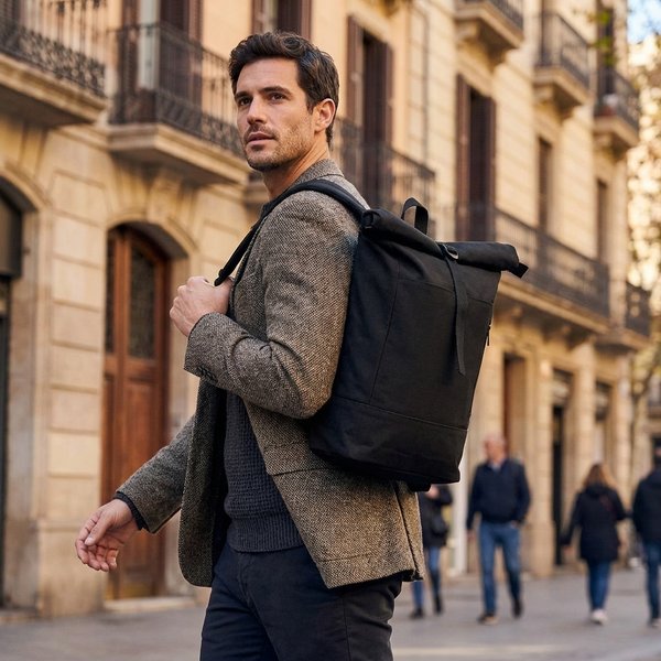 KOPER ROLL Roll top 15" laptop backpack