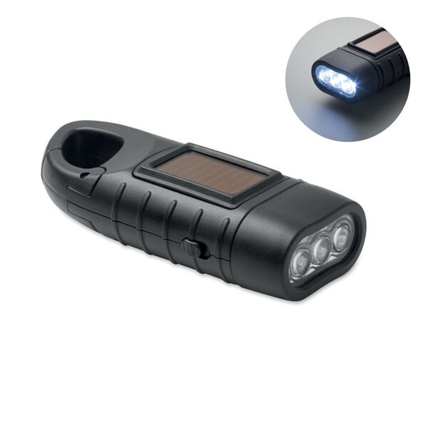 SLUZ Solar torch with dynamo crank