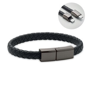 FAULETI CHARGE Pleciona bransoletka z USB-C - GiftRetail MO2646