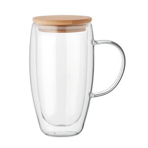 EXISTING NAME Szklany podwójnych  450 ml - GiftRetail MO2673