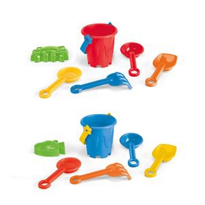 Wiadro plażowe z PP z 5 akcesoriami - Egotier 98161