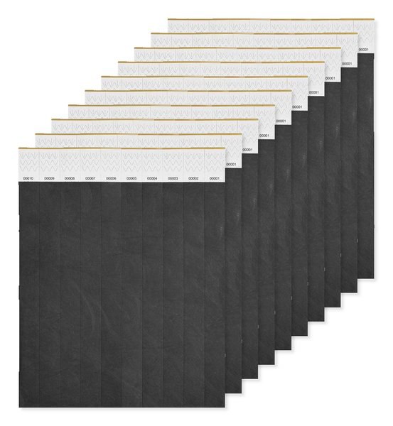 Durable Tyvek Event Wristbands - Pack of 10