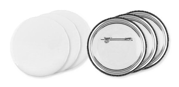PIN Customizable Pin Buttons with Paper Inlay